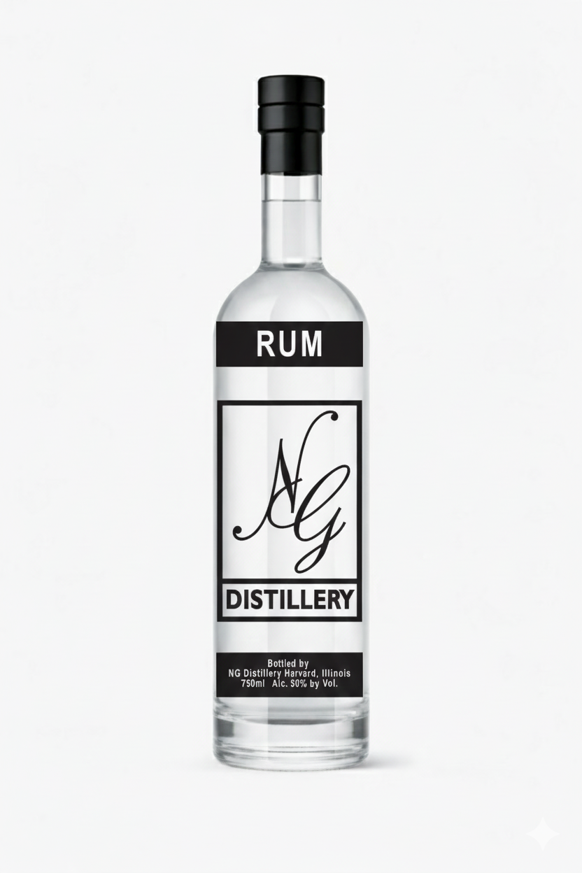 NG DISTILLERY RUM 50% ABV