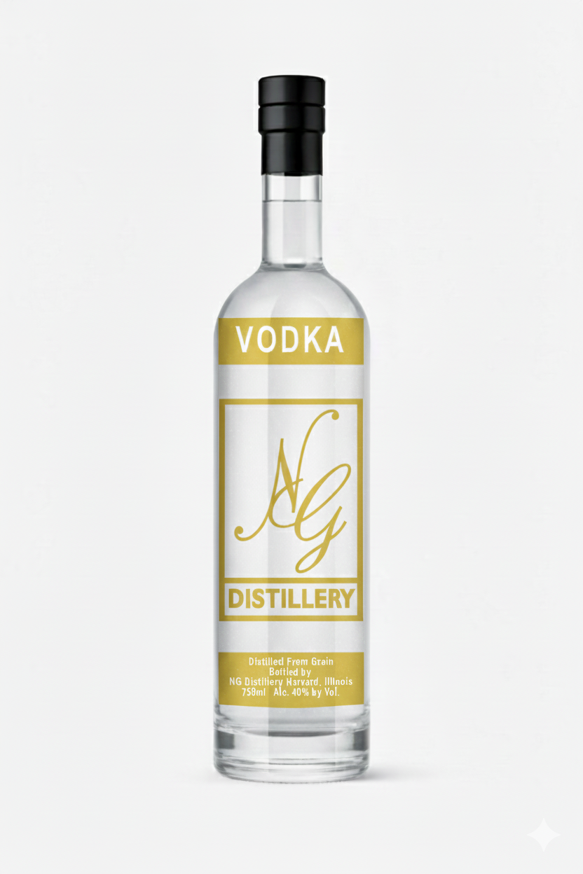 NG DISTILLERY VODKA 40% ABV
